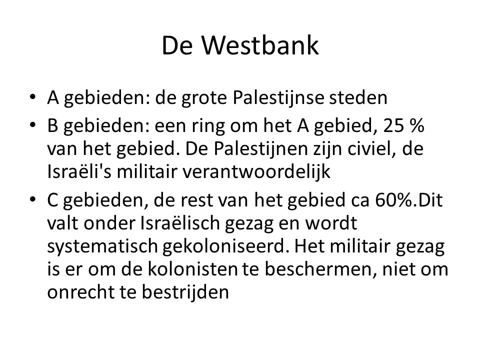 Israël Palestina. - Ppt Download