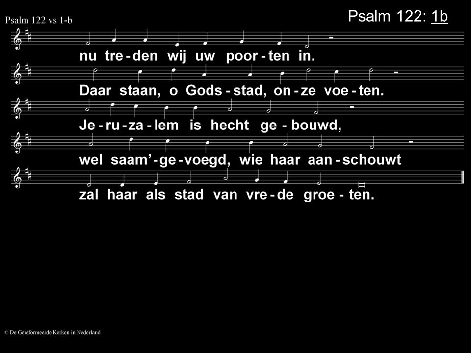 Psalm 122: 1b