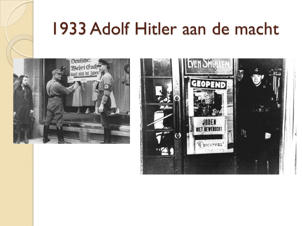 1933 Adolf Hitler aan de macht