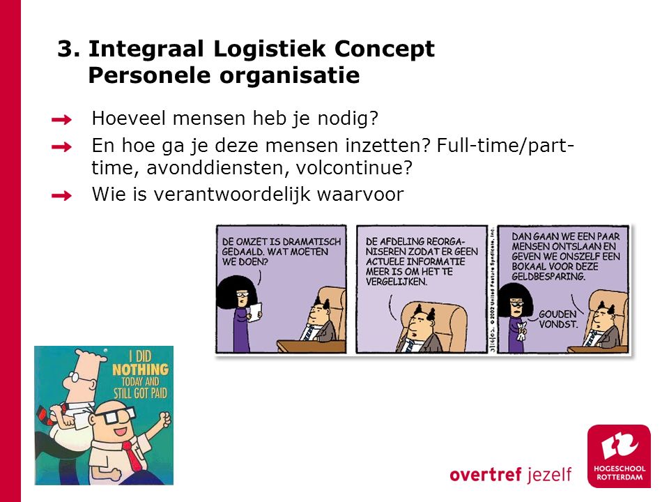 3. Integraal Logistiek Concept Personele organisatie