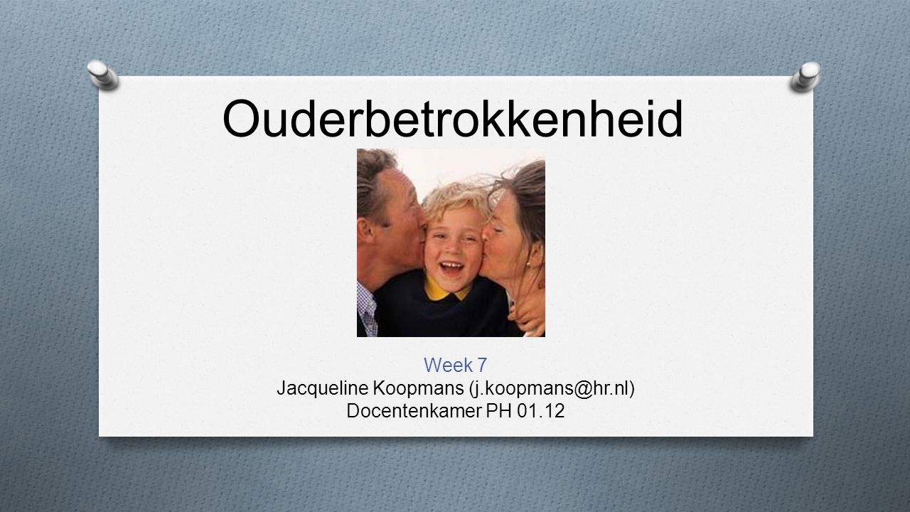 Week 7 Jacqueline Koopmans Docentenkamer PH 01.12