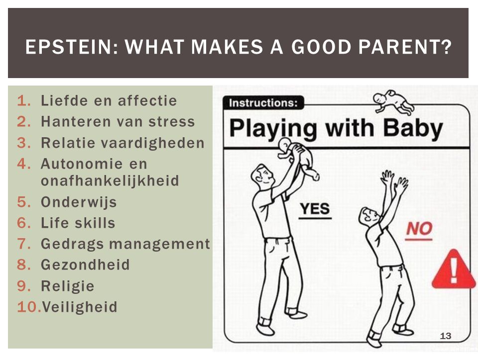 Epstein: what makes a good parent