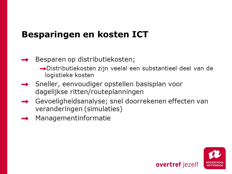 Besparingen en kosten ICT