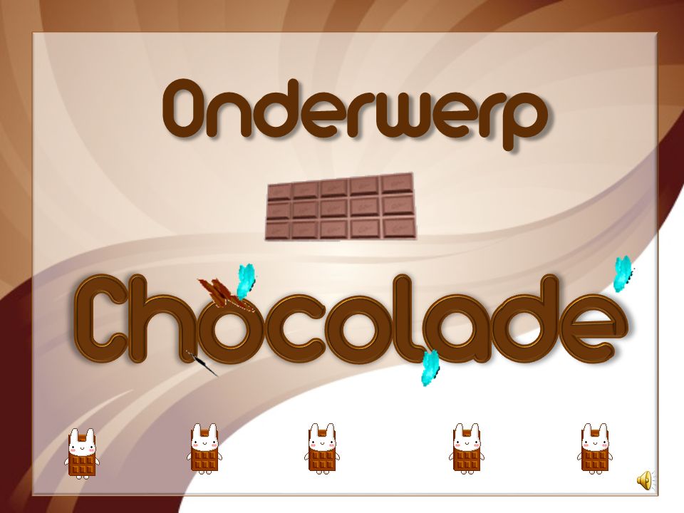 Onderwerp Chocolade